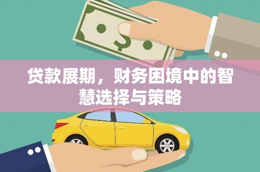 长涂贷款展期，财务困境中的智慧选择与策略