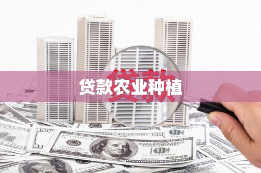 长涂贷款农业种植