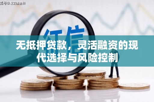 长涂无抵押贷款，灵活融资的现代选择与风险控制