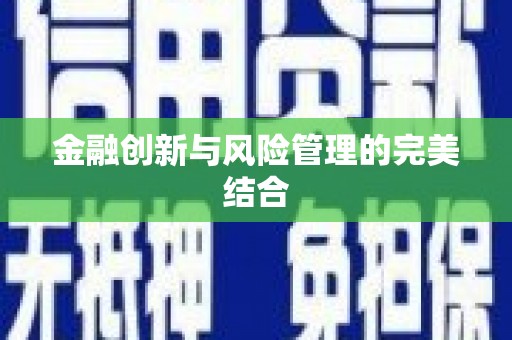 长涂金融创新与风险管理的完美结合