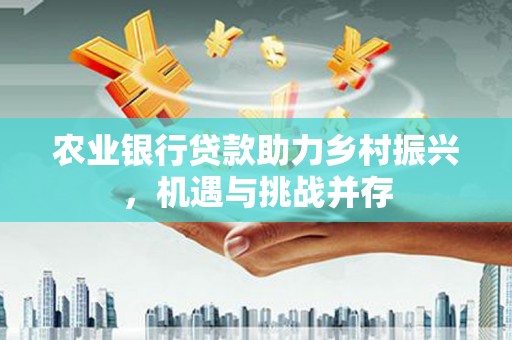 长涂农业银行贷款助力乡村振兴，机遇与挑战并存