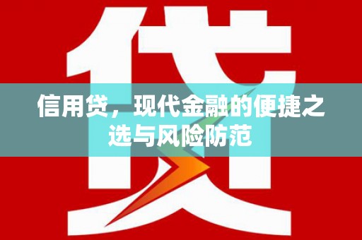长涂信用贷，现代金融的便捷之选与风险防范