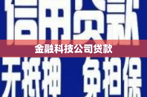 长涂金融科技公司贷款