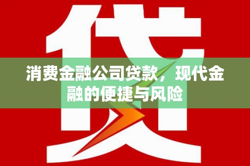 长涂消费金融公司贷款，现代金融的便捷与风险