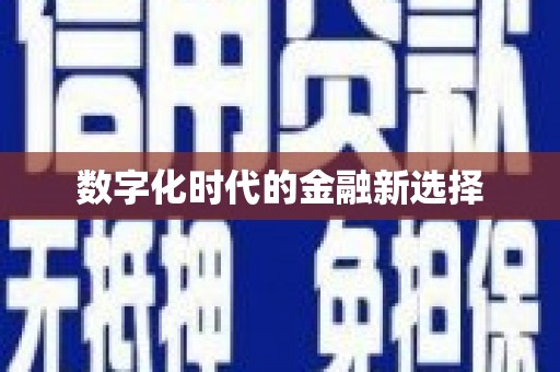 长涂数字化时代的金融新选择