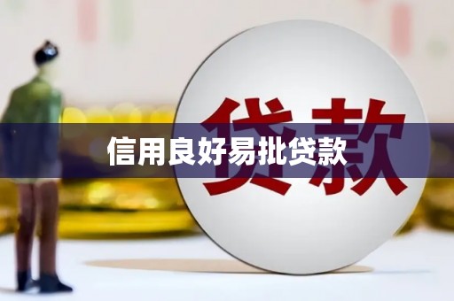 长涂信用良好易批贷款